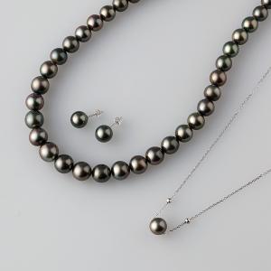 大特価 アコヤ真珠ネックレス8ミリ珠イヤリング8.5ミリ