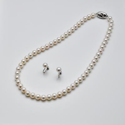 福袋 アコヤ真珠ネックレス・イヤリングセット
