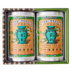 玉露 鶴齢（80g）・煎茶 芳泉（95g）小缶箱