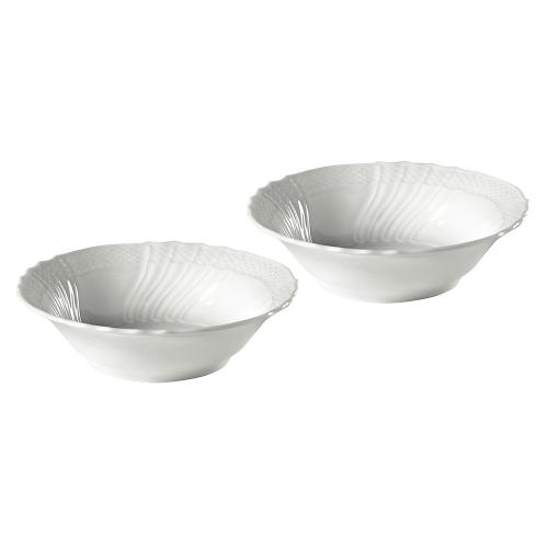 ベッキオジノリホワイト フルーツソーサー15cmペア