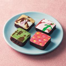 【バレンタインデー】アートガナッシュ4pc Blue Box