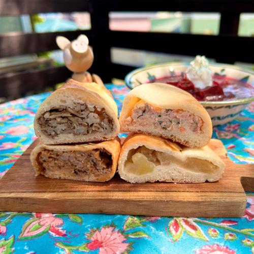 はこだて焼きピロシキセットB(4種計8個詰合せ)