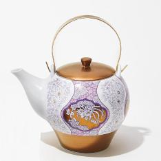 古伊万里草花紋 ティーポット パープル (化粧箱入り)<京都高島屋S.C.限定色>