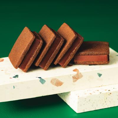 【バレンタインデー】チョコレートサンドクッキー 4種（8個入）