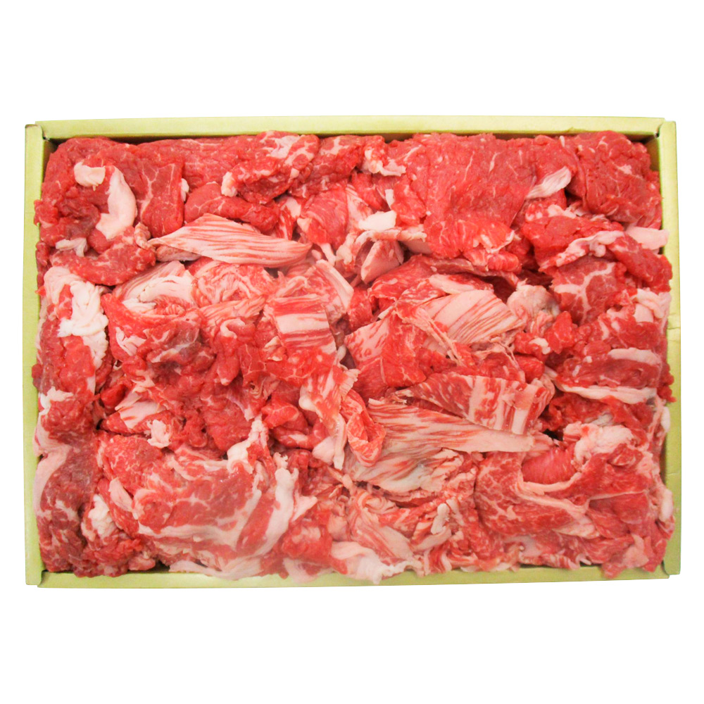 徳島県産 阿波黒牛（交雑牛）切り落し1kg