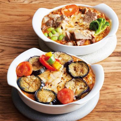 〈プリンセスピピ〉牛肉の焼きカレー&夏野菜の焼カレー