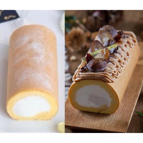 堂島バニラロール＆堂島モンブランロール