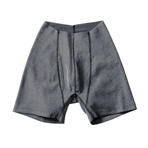 ウエストゴムなし ヘムロング ボクサーパンツ M→LL