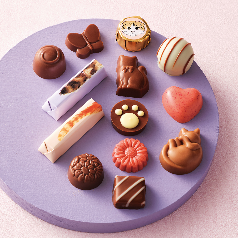 【バレンタインデー】＜ねこみゃみれ＞にゃそーてっどチョコレート