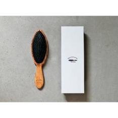 オリーブウッドのクッションブラシ 髪の毛用