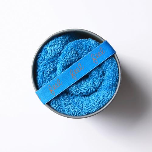 ＜feel＞フェイスタオル アドベンチャーブルー（26年限定カラー）