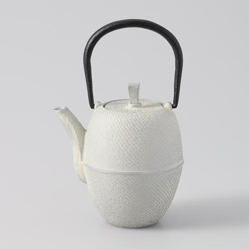 南部鉄器 急須(銀×生成)