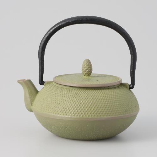 南部鉄器 急須（銅×萌黄）