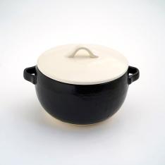 味楽 レンジごはん鍋（白黒）