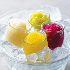 〈シェ松尾〉凍らせて食べるフルーツソルベ