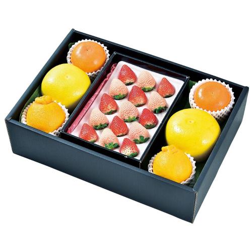 ［紅白いちご・デコポン・柑橘］旬のフルーツギフト2C