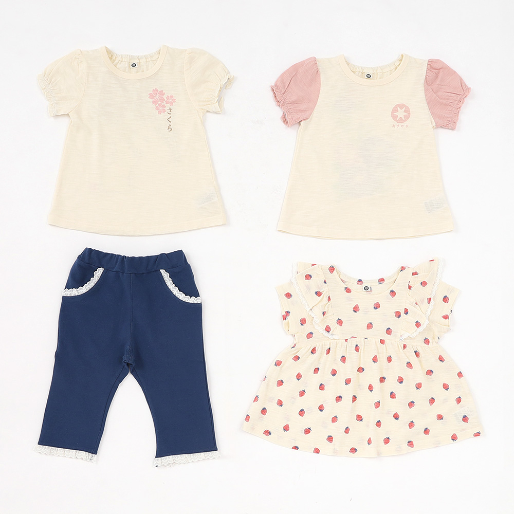 キッズサマーパック女児Aセット 100→130