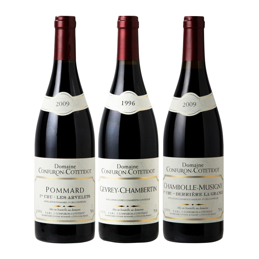 飲み頃ヴィンテージ 熟成ブルゴーニュ赤ワイン3本セット