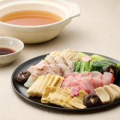 【母の日】金目鯛と真鯛の紅白しゃぶしゃぶ