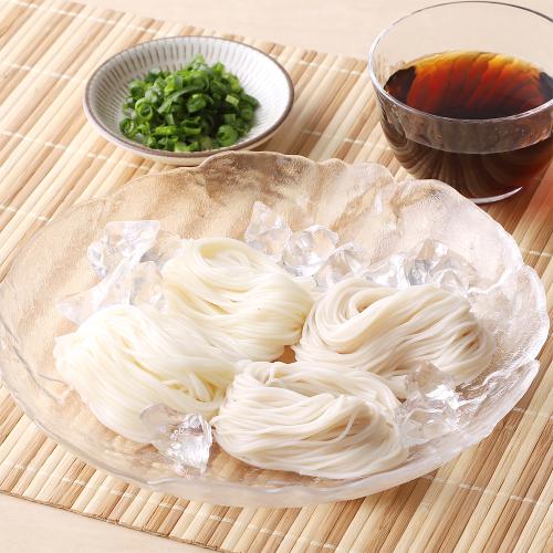 小豆島手延素麺 有機小麦と国産小麦素麺・めんつゆセット