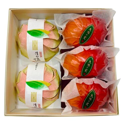 【母の日】マンゴー・清水白桃ぜりぃ詰合せ