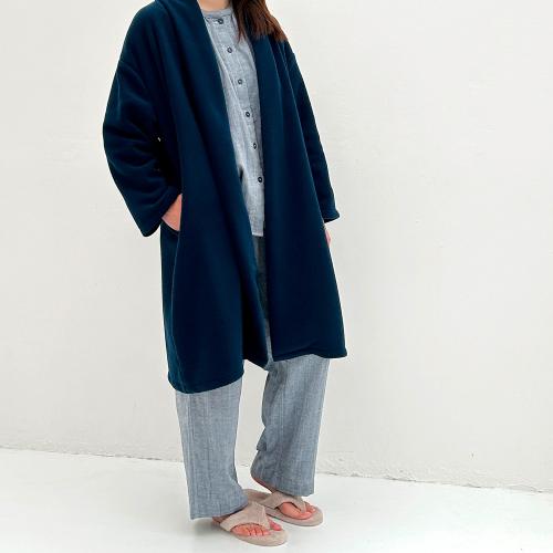 エリザ ロングカーディガン ネイビー