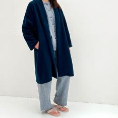 エリザ ロングカーディガン ネイビー