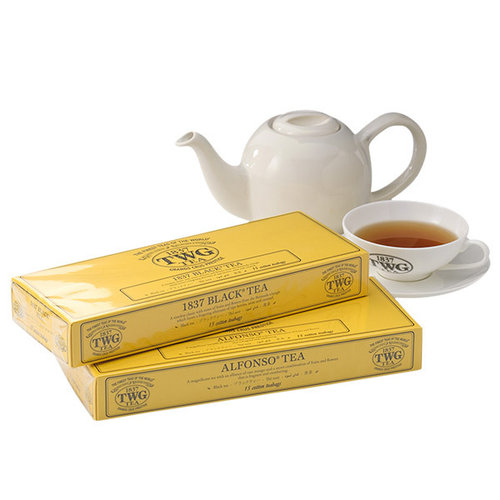 TWG Tea ティーバッグ2種セットC(アルフォンソティー・1837ブラックティー)