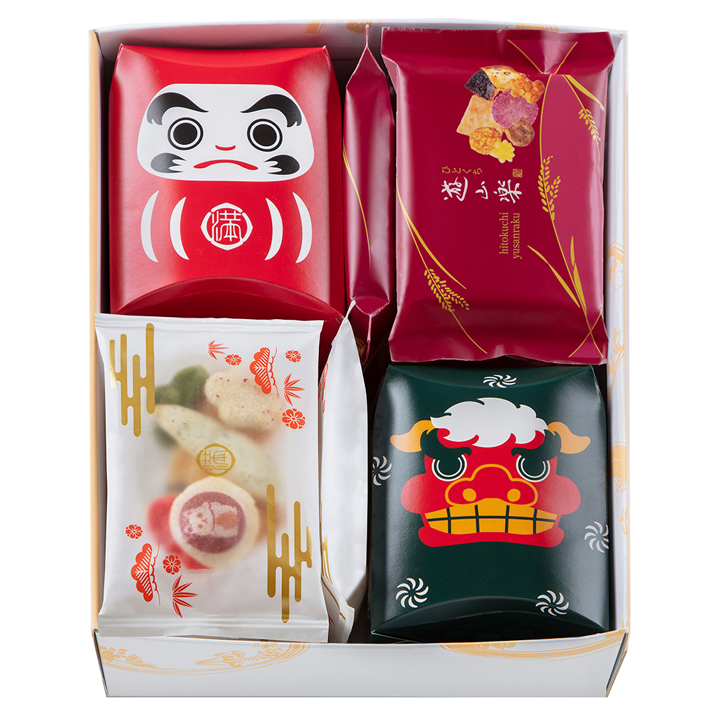 【お年賀】だるまお獅子詰合せ