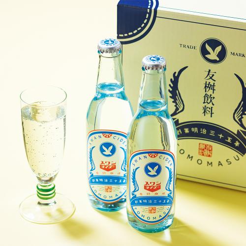 〈友桝飲料〉スワンサイダー(復刻版)ギフトセット