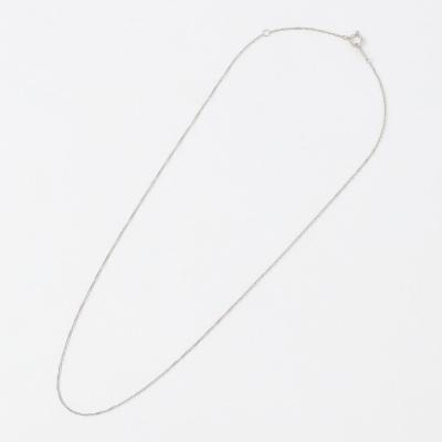 純プラチナスクリューネックレス