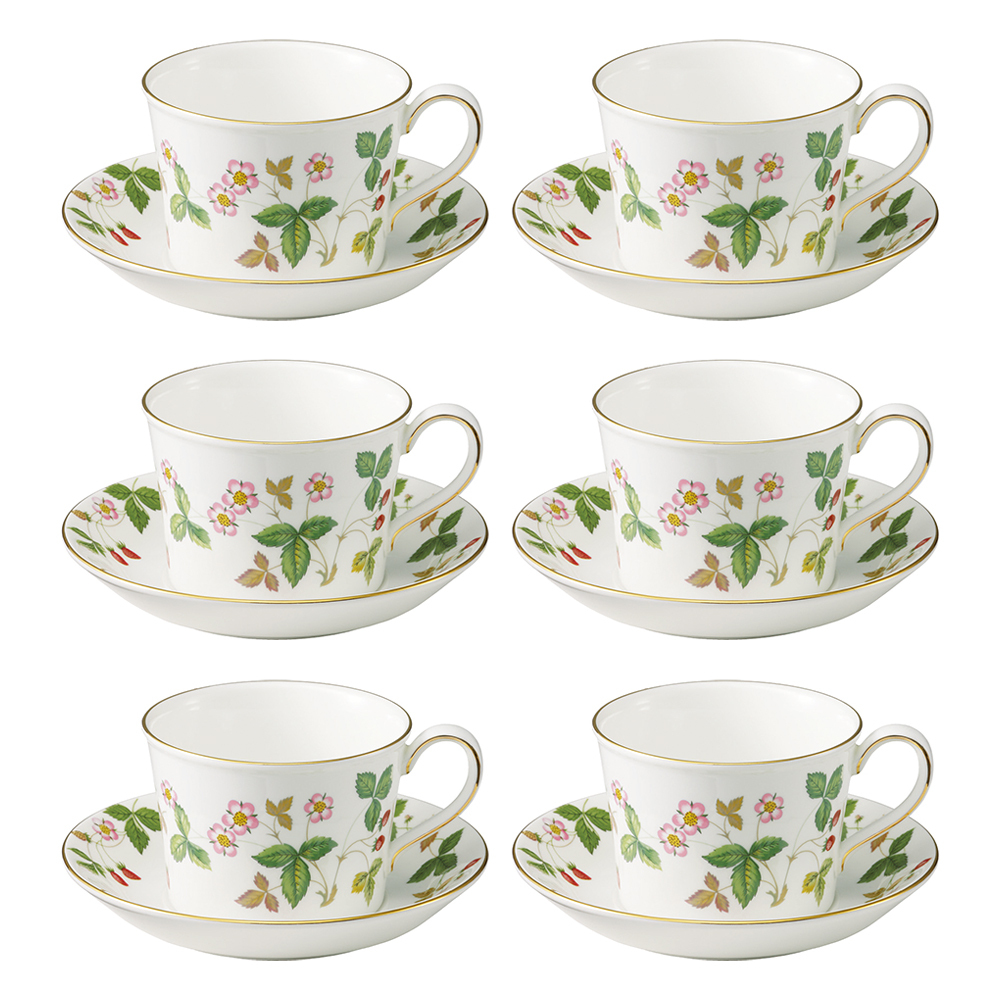 WEDGWOOD ワイルドストロベリー (ピオニー) カップ\u0026ソーサー