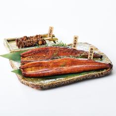 ＜中島水産＞うなぎと肝串のセット