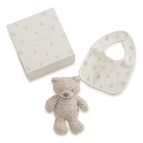 ［BABY］ベアぬいぐるみ&スタイ2点セット ギフトBOX