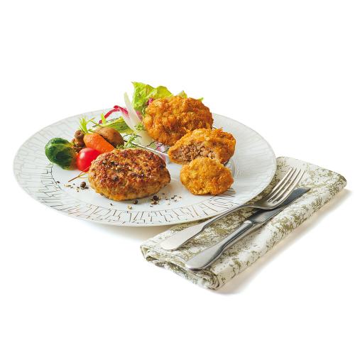 〈格之進〉金格ハンバーグ&格之進メンチカツセット