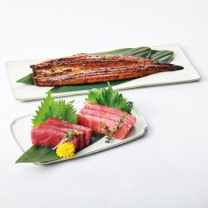 ＜中島水産＞まぐろとうなぎのセット