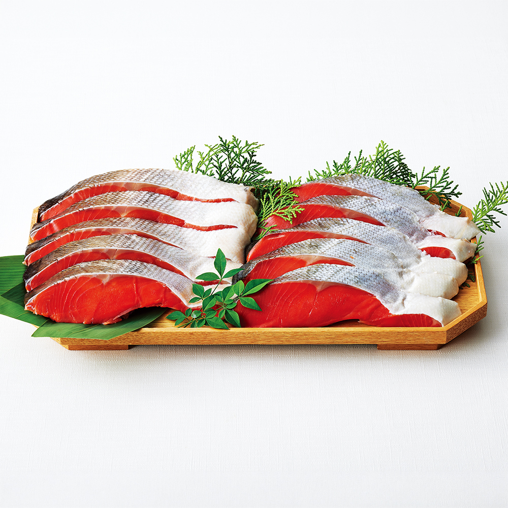 ＜魚の北辰＞紅鮭甘口・中辛食べ比べセット