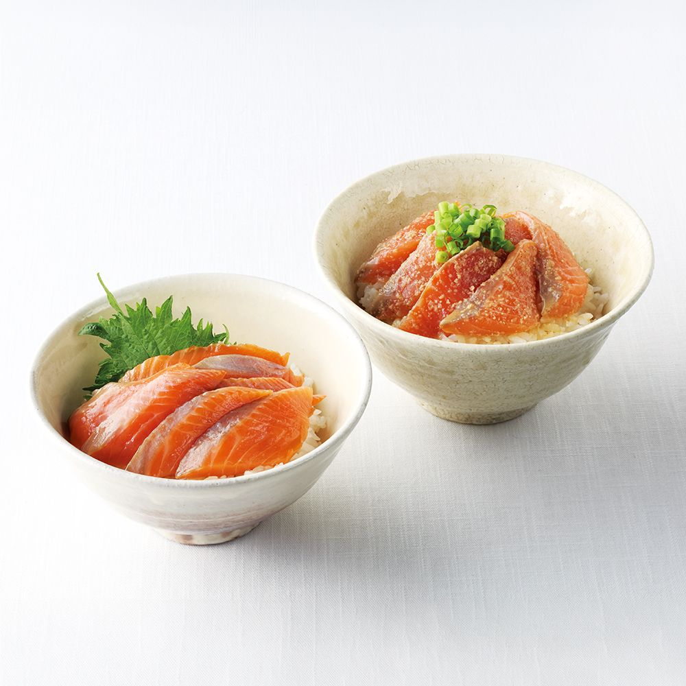 ＜石山水産＞三陸沖　トラウトサーモン漬け丼の具4食セット
