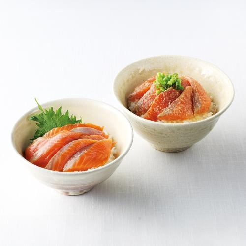 ＜石山水産＞三陸沖　トラウトサーモン漬け丼の具4食セット