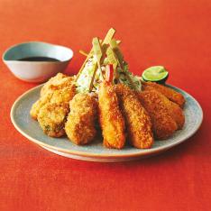 〈大阪・串重〉人気の串揚げ10種30本