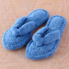 カラータオルサンダルスリッパ ブルー M→L