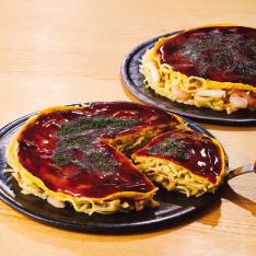 〈広島・みっちゃん総本店〉広島流お好み焼バラエティ3種セット