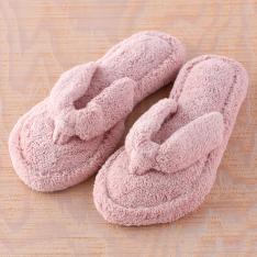 カラータオルサンダルスリッパ ピンク M→L