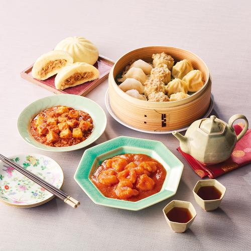 〈横浜中華街 重慶飯店〉ジャック 点心・料理セット6種