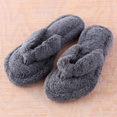 カラータオルサンダルスリッパ グレー M→L