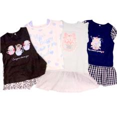 キッズ夏の福袋  ガールズ 夏の爽やかコーデ5点セット  110cm→130cm