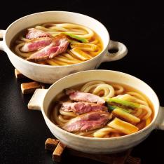 〈滋賀・一湖房〉鴨南蛮うどん