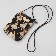 ゴブランスマホポシェット（バレエ×黒）