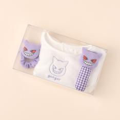 モンポケ 小物ギフトセットゲンガー（スタイ・ラトル2個）