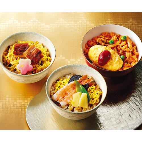 〈東京・ゆしま扇〉折づる小丼ぶり詰合せ